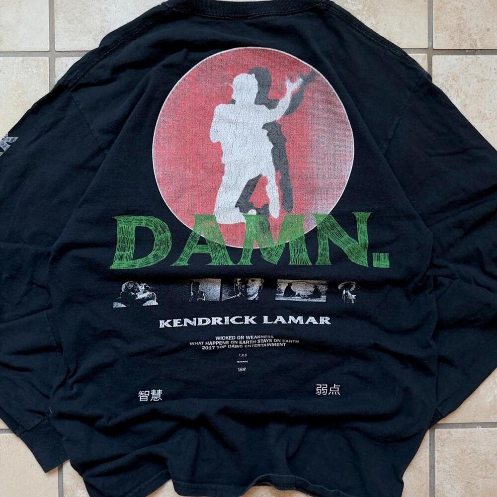 2017 TDE Kendrick Lamar Damn. Album Tour Shirt - Size M